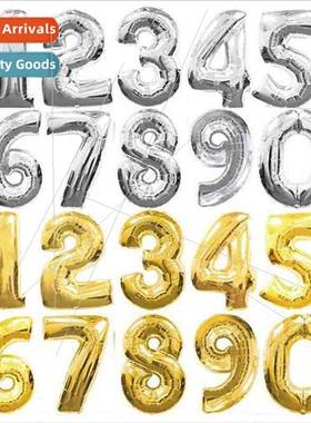 32 inch large number balloon wedding wedding room decoration