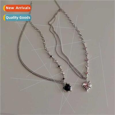 Love Mansion Necklace Women Hundred Collarbone Chain
