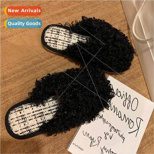 Cotton slippers female fall winter new ins fairy wind warm i