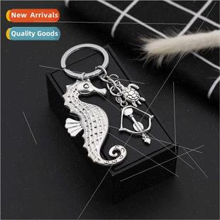 creative bow turtle American pendant retro key New arrow