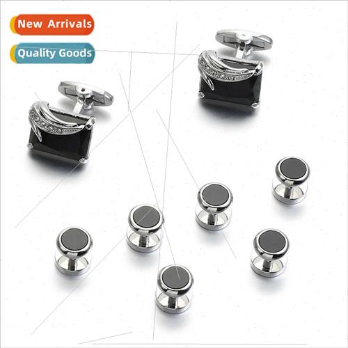 New Edion Cufflinks French Shirt Cufflinks High Qualy 8 Piec