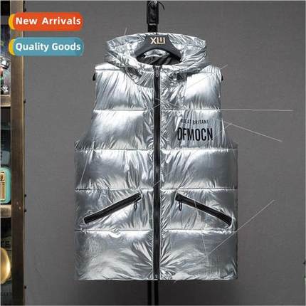 Feather cotton vest men fall winter jacket Korean  nd youth