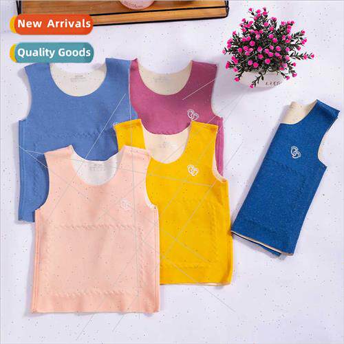 Children fall winter sleeveless undershirt boys girls wh hea