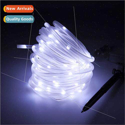 led solar tube lights string outdoor waterprocopper wire lig