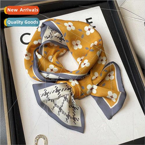 Korean  spring fall light paragraph plaid small flowers doub