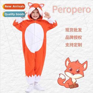 home wear animal Childrens onesie pajamas modeling cartoon