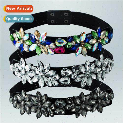 Autumn winter bohemian dress outwear belt Europe elastic wov