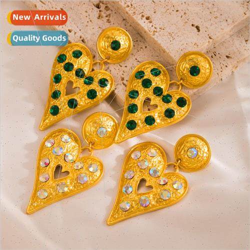 Europe fashion retro antique antique gold earrings female do