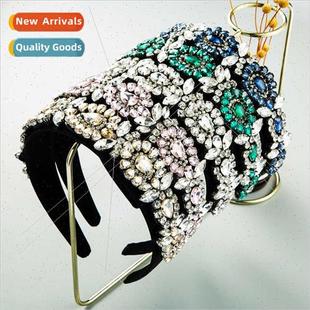 diamond women fashion super band hair Europe encrusted