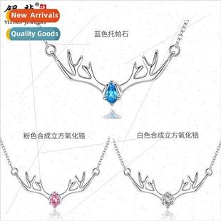 Europe pendant silver you necklace has s925 deer