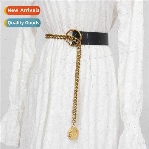 Belt female design sense niche decorative coat su sweater sk