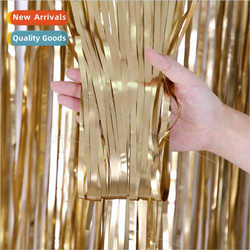 Matte Matte Rain Curtain Birthday Party Decoration 2 Meter T
