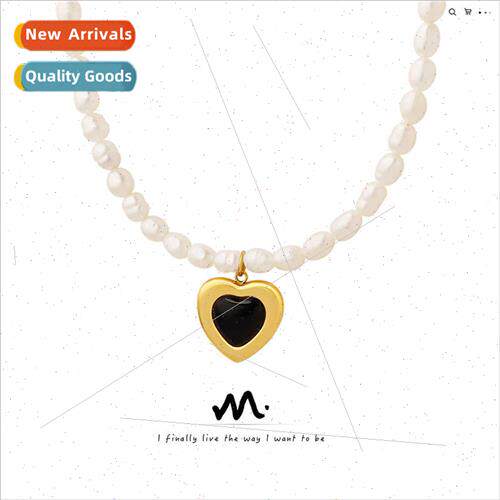 French Vintage Feeling Baroque Oval Chain Tanium Steel Gold