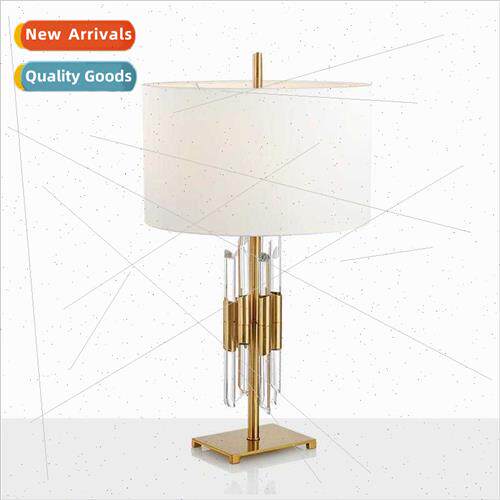 American light luxury crystal table lamp creative personaly