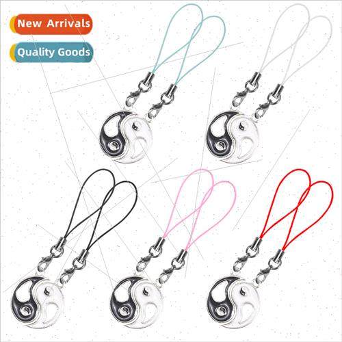 Skeleton Taiji Bagua keychain pair can be spliced couple gir