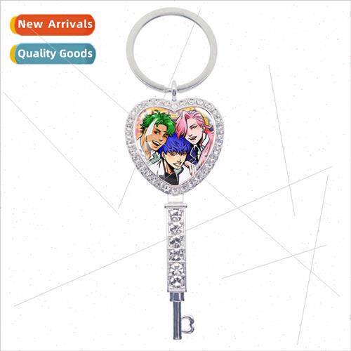 Anime SK8 Infine Adam   Friends Jewellery Glass Heart Pendan