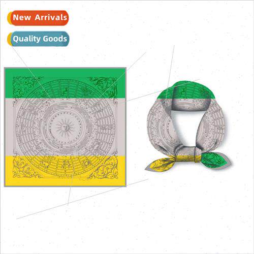 Spring simulation silk scarf women scarf printing versatile