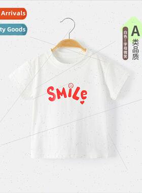 Summer baby thin summer clothing infant children cotton half