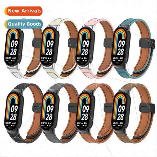 适用xiaomi b8 strap band8 generation nfc  magnetic folding b