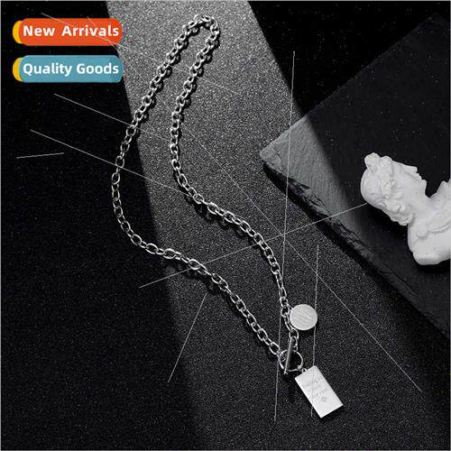 Vintage simple domineering thick chain accessories tanium st
