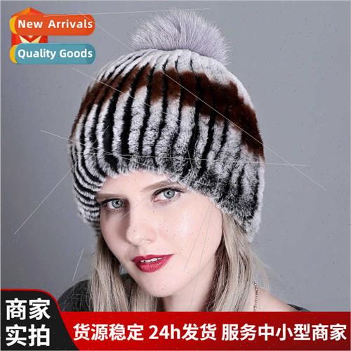 2016 fall winter ladies otter rabb hair ear protection hat E