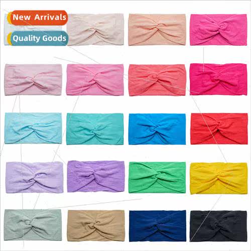 Europe children jewelry Soft comtable nylon hair bands Baby