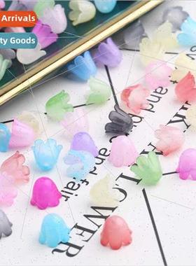 Imation glaze beads 8*10mm wind chime jelly two-color gradie