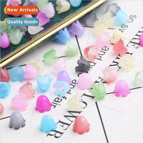 Imation glaze beads 8*10mm wind chime jelly two-color gradie