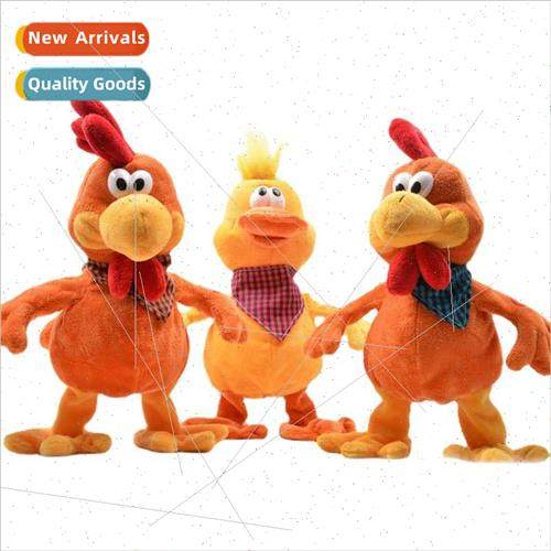 New electric plush toys crazy dancing chickens ducks frogs w