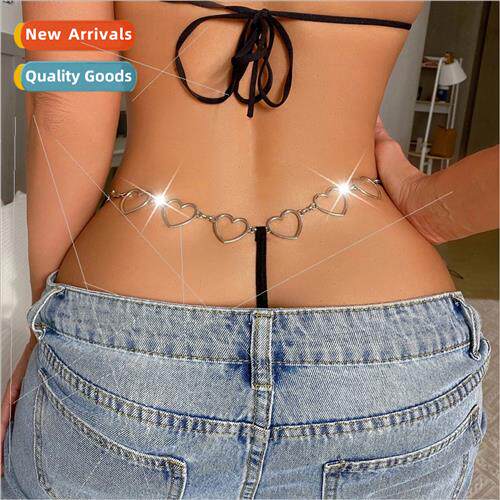 MW3124 Europe waist chain hollowed out heart accessories spl
