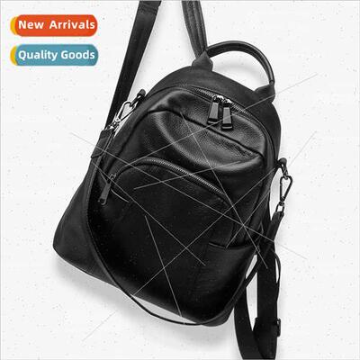 new shoulders backpack Europe  shoulder bag female  leather