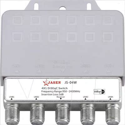 RainproDiSEqC Swch 2.0 WaterproQuad Input Output Quad Cut JS