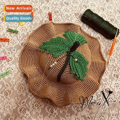 Large brim rolled edge sun hat beach travel parent-child  su