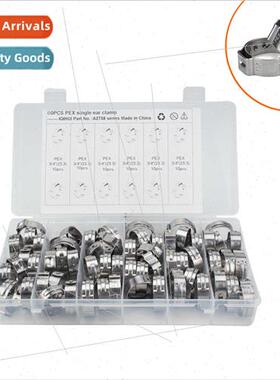 Box 60-PEX Stainless Steel ngle Ear Clamps 3 4inch inch 23.3