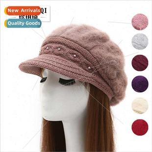 hat fashion padded autumn fur women rabb winter