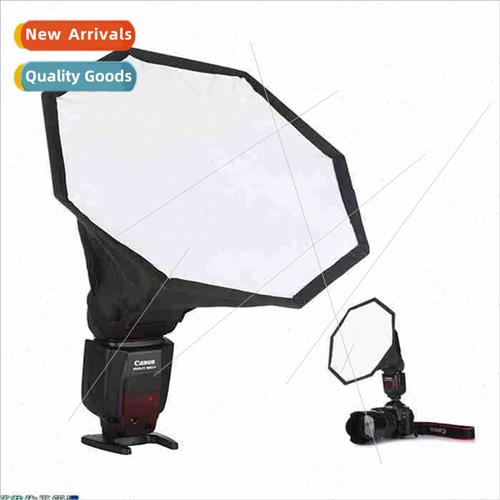 External Hot Shoe Lamp/Flashlight Octagon Mini Softbox/Softb