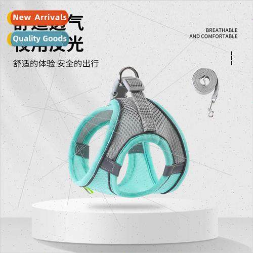 Dog leash pet chest strap undershirt reflective dog leash ca