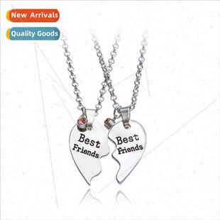 Necklace BEST Heart Jewelry Pat Petal sters Two Pop FRIENDS