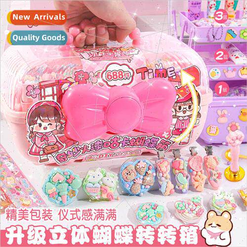 Fire Lacquer Stamp Set Girls diy goo card set gift box vinta