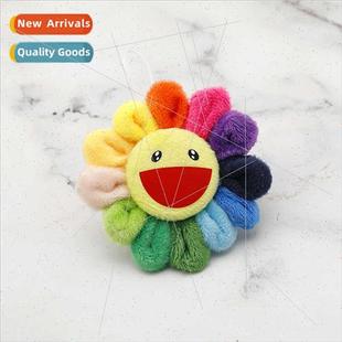 flower small brooch Brilliance Colorful Murakami sunflower