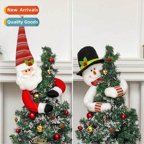 Christmas decoration supplies santa snowman e topper star ch