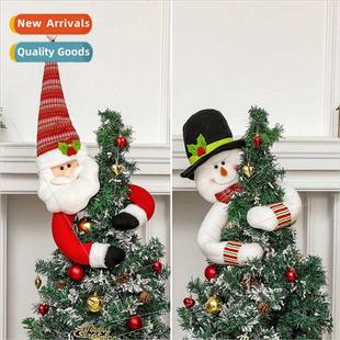 santa snowman Christmas star supplies topper decoration