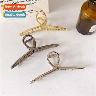 oversized combined metal large grab clip matte back head pla