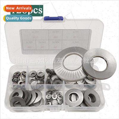 128pcs boxed 304 one side flower tooth pressure anti-slip wa