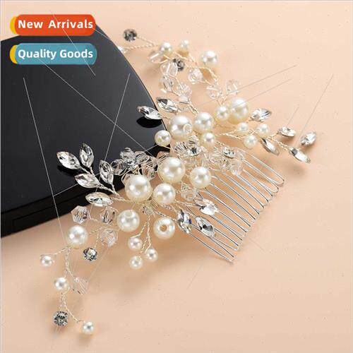Korea handmade pearl exquise horse eye rhinestone insert com