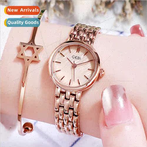 Ultra-thin waterproof quartz women watch high color value sm
