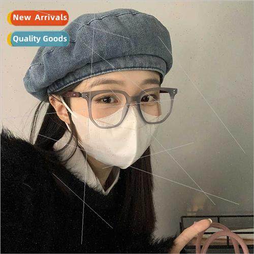 Japanese retro washed do old cowboy beret female fall winter