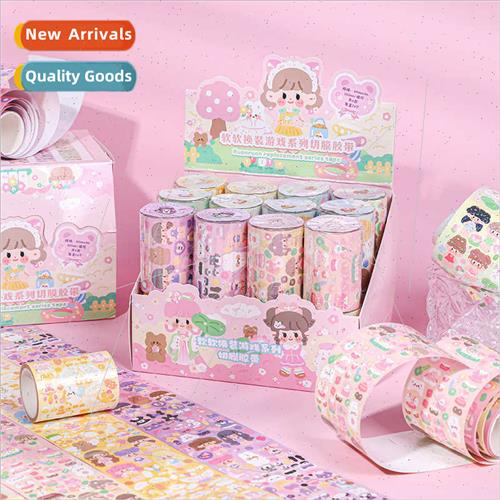 Soft dress up game cut film tape creative cute cartoon anima