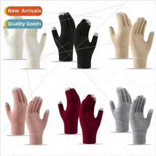 fness warm knted riding woo sports skiing winter Gloves fall