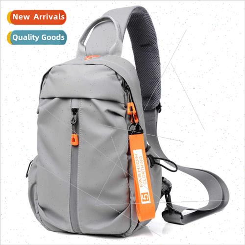 new Korean pleated nd men chest bag Oxd cloth waterproof lar